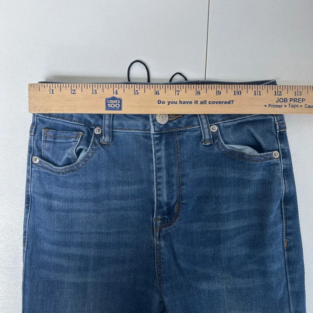 S.O.N.G. Flare Jeans Womens 00/23‎ Blue Lace-Up Back High Rise Fit N Flare